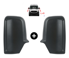 WING MIRROR COVER CAPS RIGHT + LEFT SIDE FOR MERCEDES-BENZ SPRINTER & VW CRAFTER (2006-2017)