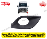 Front Right Fog Light Lamp Cover Frame Fit For Mercedes Sprinter W907 W910 2018 ON