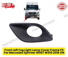 Front Left Fog Light Lamp Cover Frame Fit For Mercedes Sprinter W907 W910 2018 ON