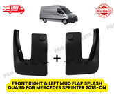 FRONT RIGHT & LEFT MUD FLAP SPLASH GUARD FOR MERCEDES SPRINTER 2018-ON