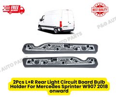 2Pcs L+R Rear Light Circuit Board Bulb Holder For Mercedes Sprinter W907 2018 onward