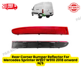 Rear Corner Bumper Reflector Left Side (N/S) for Mercedes Sprinter W907 W910 2018-2023