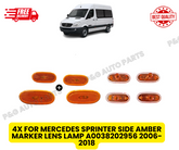4X NEW SIDE MARKER LED LIGHT LAMPS L OR R FOR MERCEDES SPRINTER W906 2006 onward