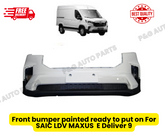 Front bumper painted ready to put on For SAIC LDV MAXUS E Deliver 9
