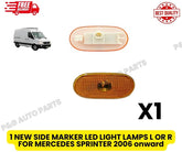 Mercedes Sprinter Side Marker Lens LED Lamp Amber Reflector
