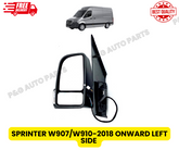 Mercedes Sprinter Door Wing Mirror Manual N/S Left 2018 onwards full mirror