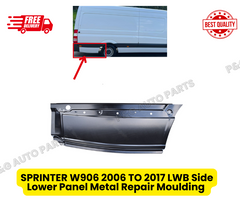 For Mercedes Sprinter LWB Side Lower Panel Metal Repair Moulding O/S 2006 2018