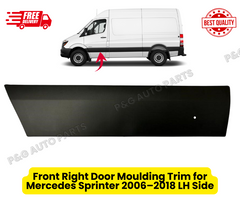 Front Left Door Moulding Trim for Mercedes Sprinter 2006–2018 LH Side