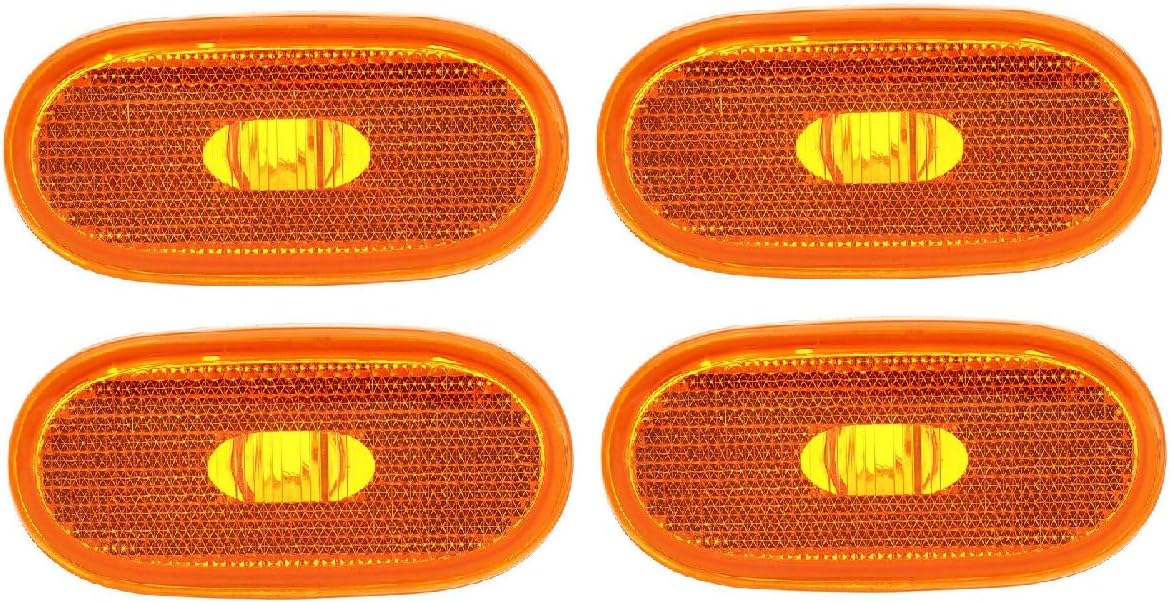 4X FOR MERCEDES SPRINTER SIDE AMBER MARKER LENS LAMP A0038202956 2006-2017