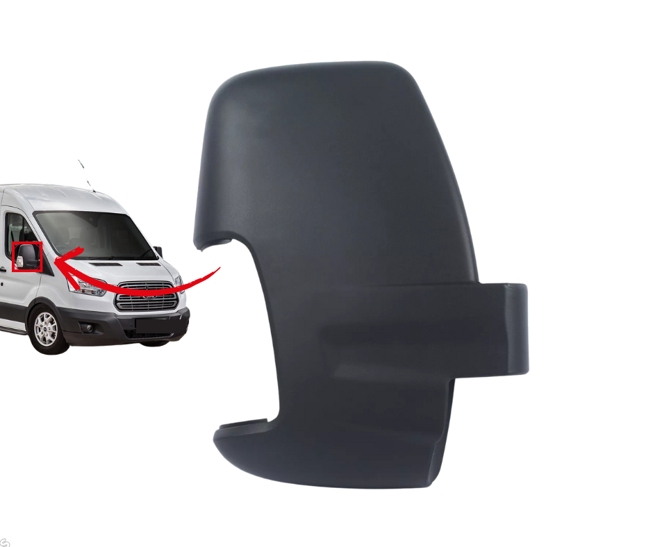 FORD TRANSIT MK8 RIGHT DRIVER SIDE DOOR WING MIRROR COVER CAP 2014 ONWARD