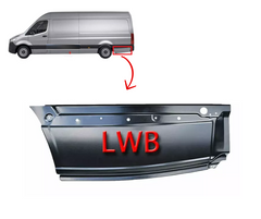 Mercedes Sprinter 2018 Onward LWB Side Lower Panel Metal Steel Repair Moulding N/S