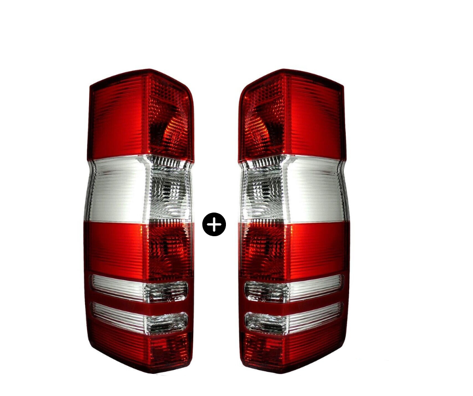 Fit Mercedes Sprinter Rear Tail Light Lamp Lens L & R Pair 2006 Onwards N/S O/S
