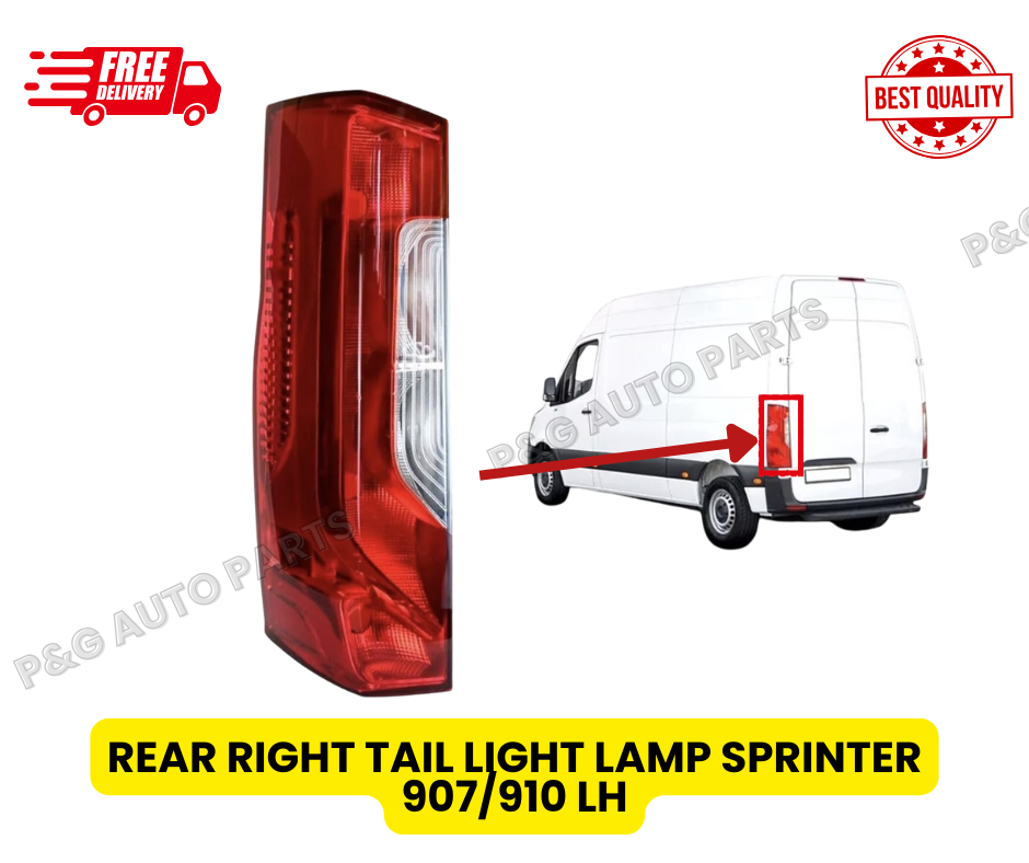 Rear Tail Light Lamp For Mercedes Sprinter W907 Left Passenger Side 2018 Onwards