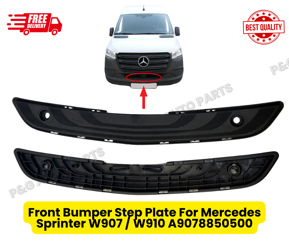 Front Bumper Step Plate For Mercedes Sprinter W907 / W910 A9078850500
