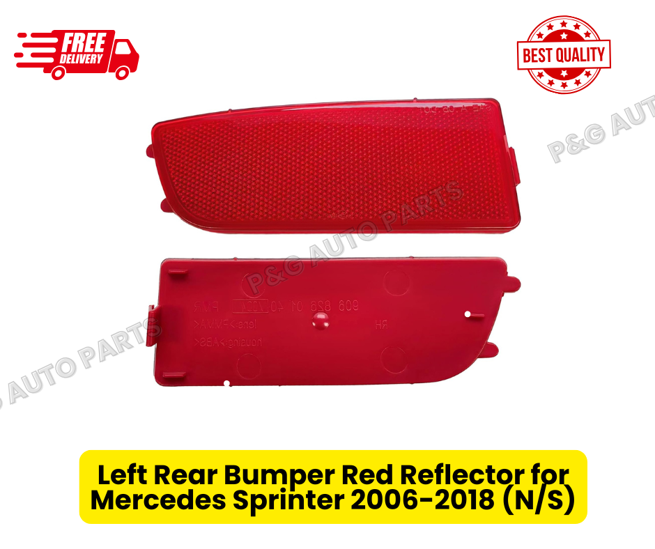 Left Rear Bumper Red Reflector for Mercedes Sprinter 2006-2018 (N/S)