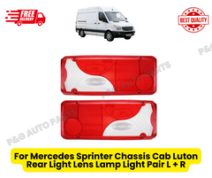 For Mercedes Sprinter Chassis Cab Luton Rear Light Lens Lamp Light Pair L + R