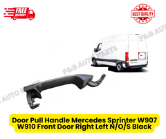 Door Pull Handle Mercedes Sprinter W907 W910 Front Door Right Left N/O/S Black