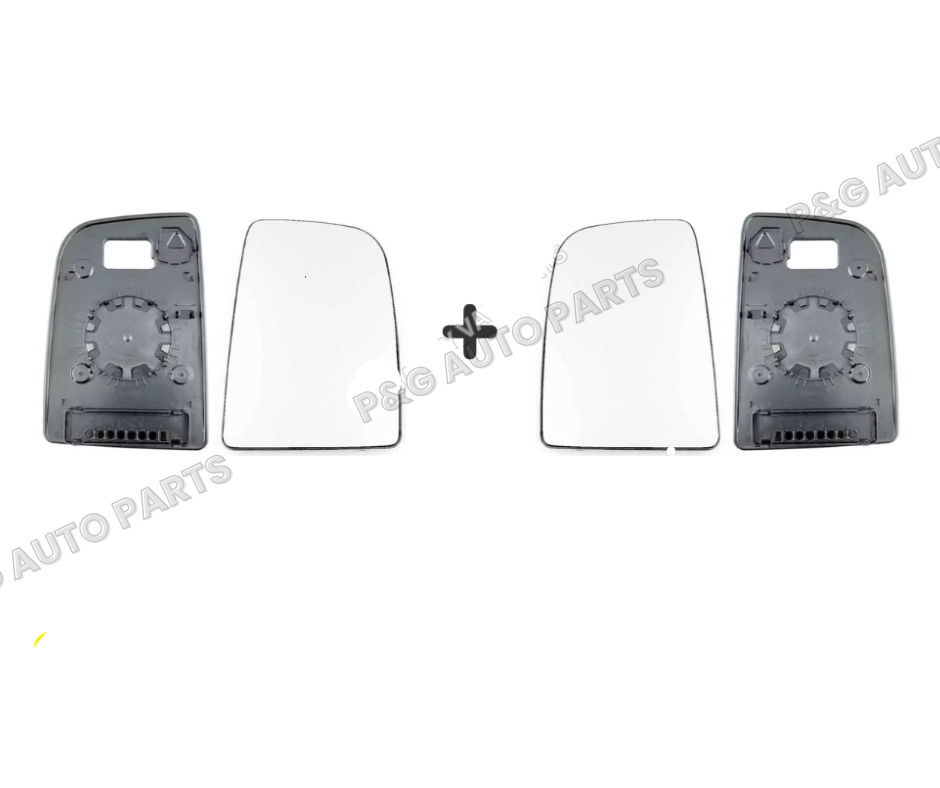 Upper Door Wing Mirror Glass Left & Right – Push-On Round – Mercedes Sprinter 2006–2019