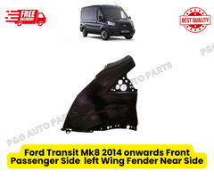 Ford Transit Mk8 2014 onwards Front Passenger Side  left Wing Fender Near Side