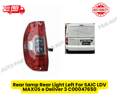 Rear lamp Rear Light Left For SAIC LDV MAXUS e Deliver 3 C00047650