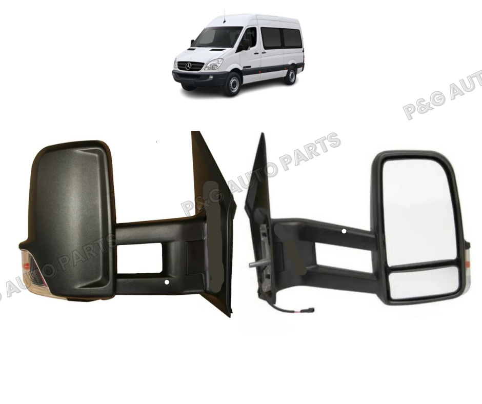 Mercedes Sprinter 2006 - 2018 LONG ARM Manual Door Wing Mirror Driver Side O/S