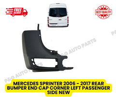 MERCEDES SPRINTER 2006 - 2017 REAR BUMPER END CAP CORNER LEFT PASSENGER SIDE NEW