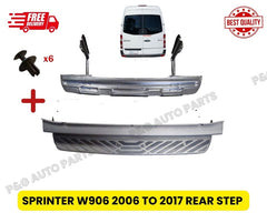 For Mercedes Sprinter W906 Rear Plastic Back Step Metal Cover 2006 - 2018