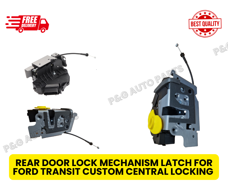 REAR DOOR LOCK MECHANISM LATCH FOR FORD TRANSIT CUSTOM LOW ROOF CENTRAL LOCKING