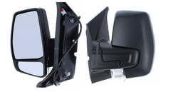For Ford Transit Custom 2012-2019 Black Manual Door Wing Mirror Left Side