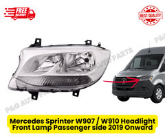 Front Headlight For Mercedes Sprinter W907 W910 Headlamp 2018 Onwards Passenger