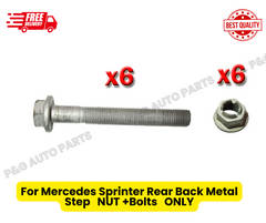 For Mercedes Sprinter Rear Back Metal Step   NUT +Bolts   ONLY