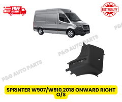 Right Rear Corner Bumper for Mercedes Sprinter W907 W910 2018  to 2023 Offside O/S