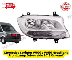 Mercedes Sprinter W907 / W910 Headlight Front Lamp Driver side 2019 Onward