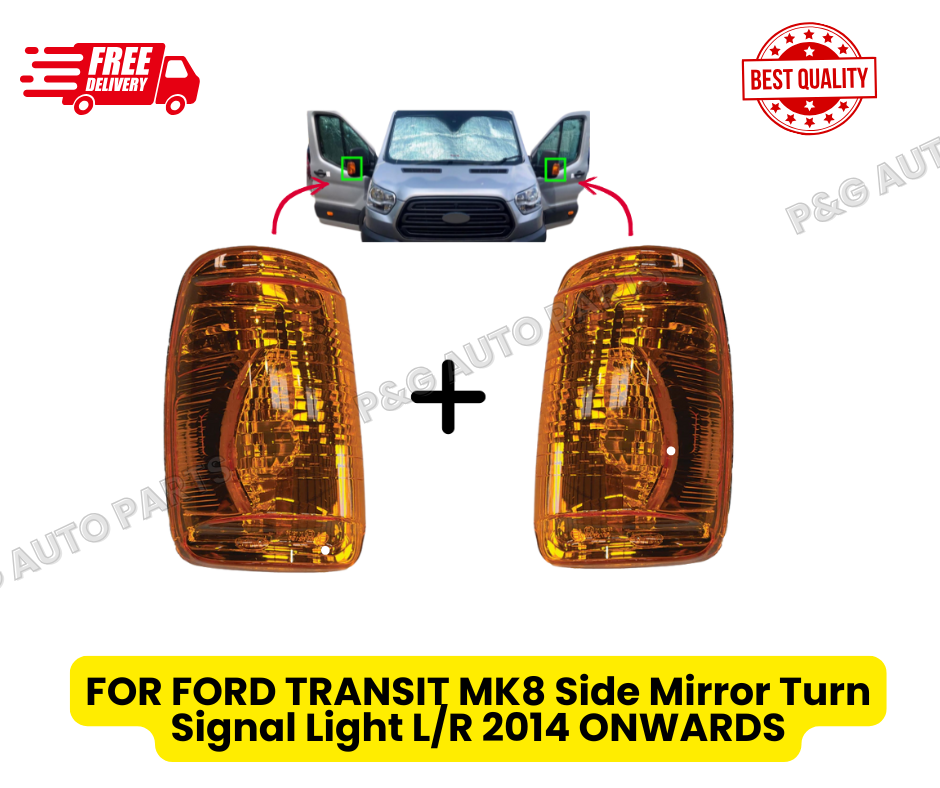 FOR FORD TRANSIT MK8 Side Mirror Turn Signal Light L/R 2014 ONWARDS
