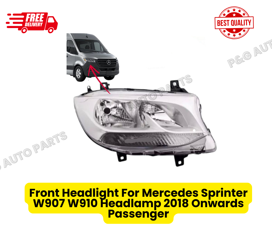 Front Headlight For Mercedes Sprinter W907 W910 Headlamp 2018 Onwards Passenger (For: More than 1 vehicle)