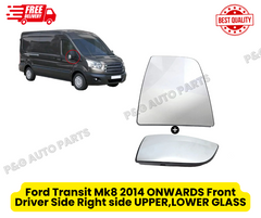 Ford Transit Mk8 2014 ONWARDS Front Driver  Side Right side   UPPER,LOWER GLASS