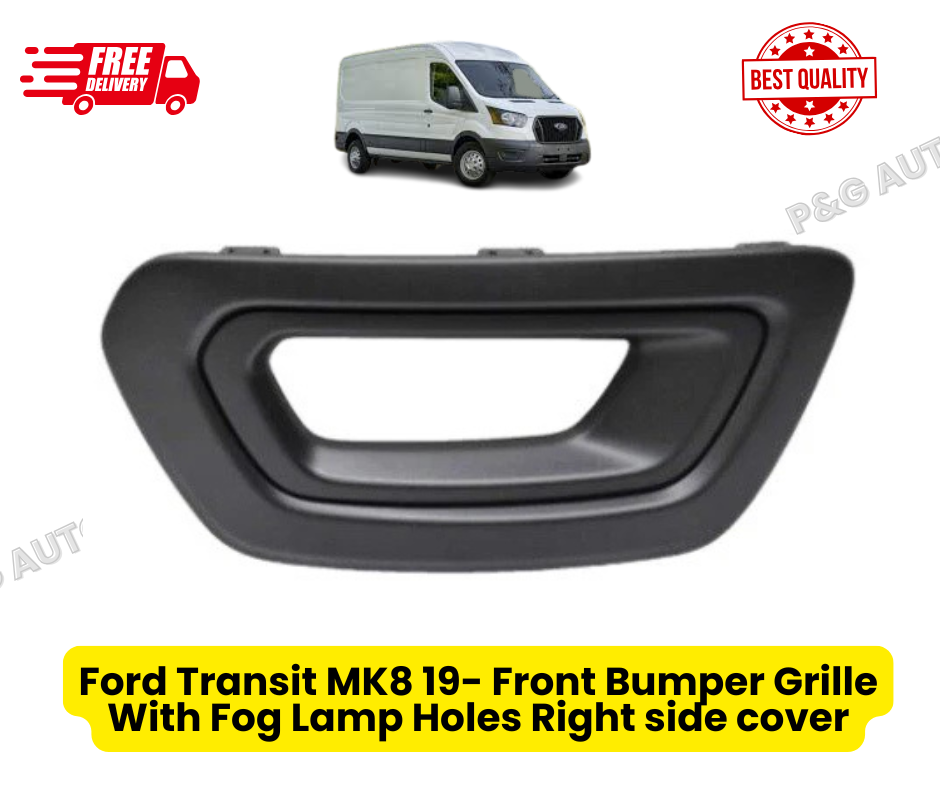 Ford Transit MK8 19- Front Bumper Grille With Fog Lamp Holes Right side cover