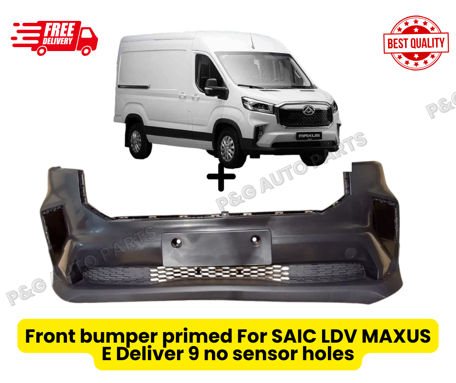 Front Bumper Skin Shell Maxus Deliver 9 2020 onward   Primed For: Maxus Deliver 9