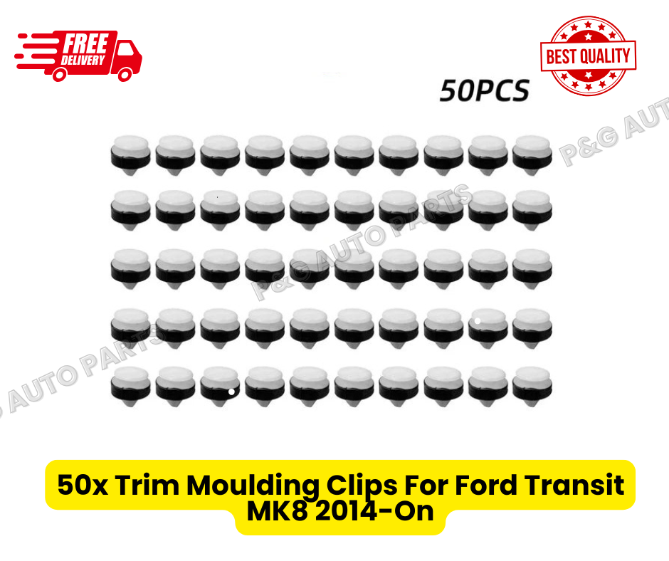 50x Trim Moulding Clips For Ford Transit MK8 2014-On